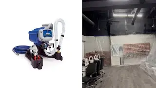 Graco Magnum Project Painter (things a BEAST!) ceiling and walls painted