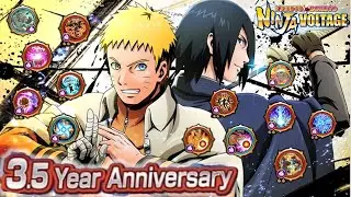 All EX Ultimates in Naruto x Boruto Ninja Voltage (3.5 Anniversary Edition)