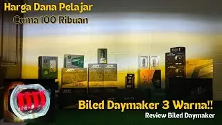 Lampu Biled Daymaker 3 Warna Murah Berkualitas Cuma 100 Ribuan