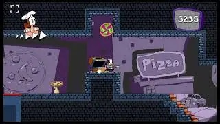 Pizza Tower level editor game crashed because of green guy :(