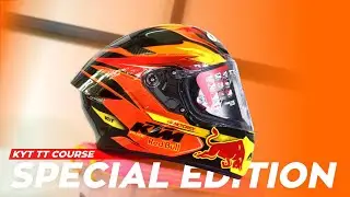 REPAINT HELM KYT TT COURSE SPECIAL DESIGN