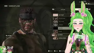 Solid Naked Liquid Vemon Soldius 💚 MGS3 Delta Day 2 🌸 #vtuber 🐇 #gaming 🌸#metalgearsolidremake 💚