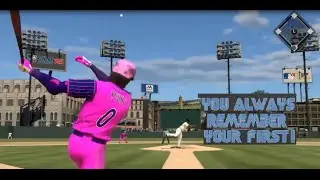 MLB 15 The Show 1st Homerun Of Created Diamond Dynasty Player's Career (PS4)