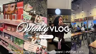 WEEKLY VLOG ♡ ︎day in my life~vision boards~sephora~hmart~chitchat~grwm~ect♡︎ @kaehalima