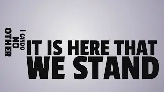 In Christ Alone We Stand