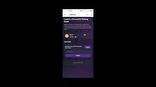 Launch a Successful Clothing Brand | Tapswap New Video Code | Tapswap Today Video Code | 31 January