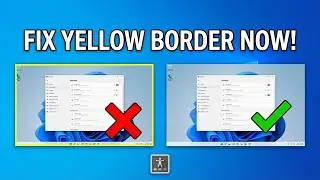 How to Fix Yellow Border on Screen in Windows 11 (Snipping Tool/OBS Fix)
