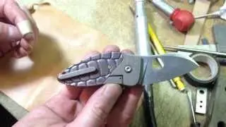 turtle bolsterlock knife completed