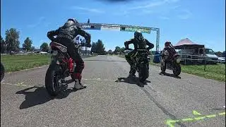 Moderierter Rennlauf Frauenfeld 2024 - Minibike Open Baertschi 404 Pitbike MiniGP 4k 60FPS