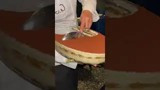 Самая большая миска тирамису, которую я когда-либо видел 😲 🙌