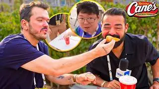 IRL - LIMINHA DERRUBOU REFRI NO GAULES! CONHECENDO O RAISING CANES NA ARÁBIA SAUDITA