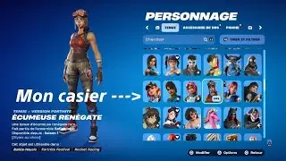 Je vous présente mon casier fortnite