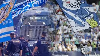 Málaga CF 1-0 Granada CF. La afición llevó en volandas al Málaga desde su llegada a La Rosaleda