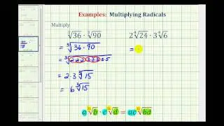 Ex 2:  Multiply Radicals