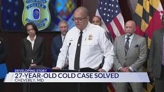Police solve 27-year-old cold case in Prince George's County