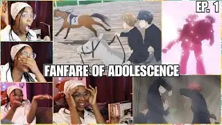 Horses & Sports?? YES PLEASE. 1ST EVER! | Fanfare of Adolescence Episode 1 Reaction | Lalafluffbunny