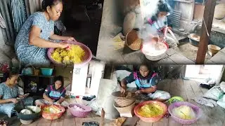 BIKIN NASI TUMPENG LAGI DI DAPUR ENEK BARENG MAMAH ZIYAD