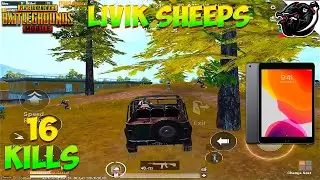 HANDCAM IPad 8th GENERATION 🔥 PUBG MOBILE GAMEPLAY  😱 | LIVIK SHEEPS | MORTEPUBG 😈 4finger+GYRO