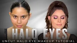 Halo Eye Makeup tutorial | How to create halo eyes for close-set eyes | Close-set eye makeup