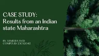 Case study | Waste generation results from the Indian state Maharasthra