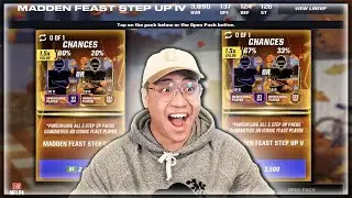 ICONIC PULL IN THE MADDEN FEAST STEP UPS!! MADDEN MOBILE 24 PACK OPENING!!