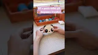 DIY a cute Panda 🐼 wallet gift 💝. Beginner friendly! You can make one too.