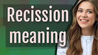 Recission | meaning of Recission