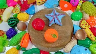Asmr Satisfying Videos of Cutting and Separating Vegetables, Starfish, Apples, Oranges