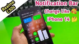 Realme C30s me notification bar change Kaise kare | How to change notification bar in realme C30s