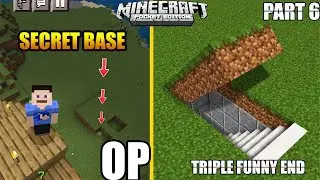 The Most Easy And  Safety Secret Base Gameplay In Tamil | Minecraft Pocket Edition | Part 6  OP Base