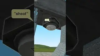 FIRING A CARTOON BULLET 😂 | JustJoeKing Gmod #Shorts