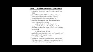 Novel Endophyte tall Fescue Use on Thomas Farm Operation