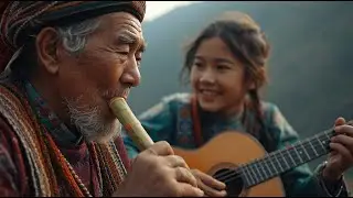 Ambiente Cálido y Relajante: Sonidos de Fuego y Flauta Andina #música #quena