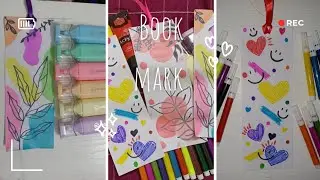 3 Easy colourful bookmark ideas|3 different bookmark by 3 type of colors supplies.#creative#shorts