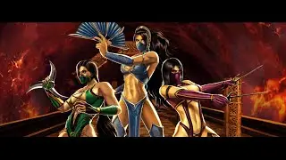 Mortal Kombat Totally Spies tag combo: Mileena Kitana Jade
