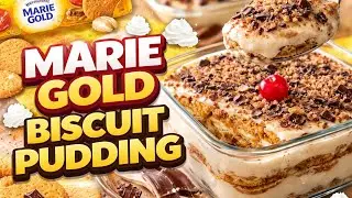 Biscuit pudding #marie gold biscuit #pudding #eggless #nobake #ramdan dish #quickrecipe .