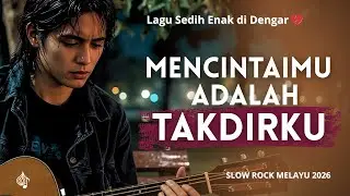 Mencintaimu Adalah Takdirku &ndash; Slow Rock Melayu Sedih | Lagu Galau Patah Hati