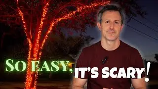 Transform Your Trees Into Spooky Halloween Highlights &mdash; 🎃 Easy DIY Lighting Idea
