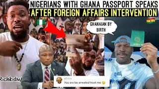 E DON CAST‼️😩 NIGERIANS WITH GHANA PASSPORT SPEAKS OUT AFTER FOREIGN AFFAIRS INTERVENTION 