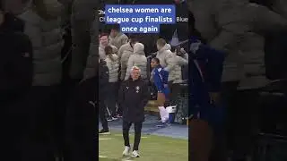 Chelsea women are league cup finalists for the seventh consecutive time after beating man city 1:0