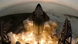 TOWER CAM! SpaceX Starship Flight 5 Launch