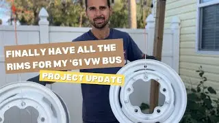 I got my VW Bus rims back! Full circle moment for the &lsquo;61 SO23 Subhatch [quick progress update]