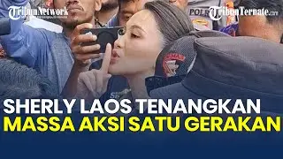 Aksi Gubernur Maluku Utara Sherly Laos Tenangkan Massa Aksi dengan Satu Gerakan Tangan