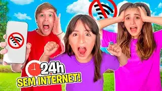 Passamos 24 HORAS SEM INTERNET *surtamos