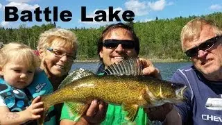 How to Catch Battle Lake Alberta Walleye