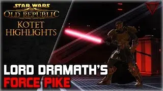 SWTOR Sith Juggernaut using Lord Dramath's FORCE PIKE (2-Handed Weapon)