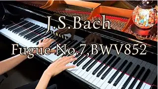 J.S.Bach; The Well-Tempered Clavier, Book 1; Fugue No.7 in E-Flat Major, BWV852