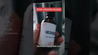 Stop Craving Sugar! Herbal Tincture on QuietQrewHerbal.com #diabetes #controlbloodsugar #bloodsugar