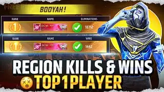 Region Kills And Wins Top 1 Player 👑 | World Record ⏺️ 