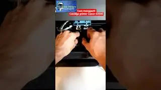 How to remove and install or replace the cartridge on a Canon G3000 printer #G3000 #youtubeshorts
